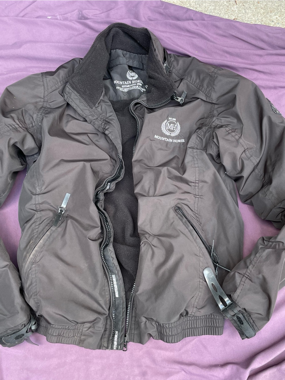 Mountain Horse ladies Utility Jacket in Dark Brown